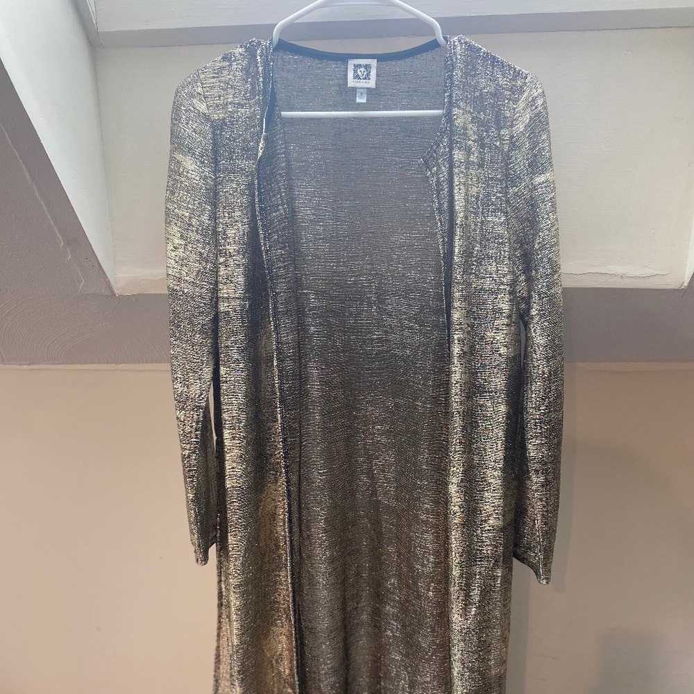 Anne Klein Gold long sleeve robe